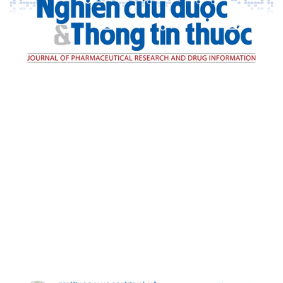 Tạp chí Nghiên cứu Dược và  Thông tin thuốc số 1 năm 2023